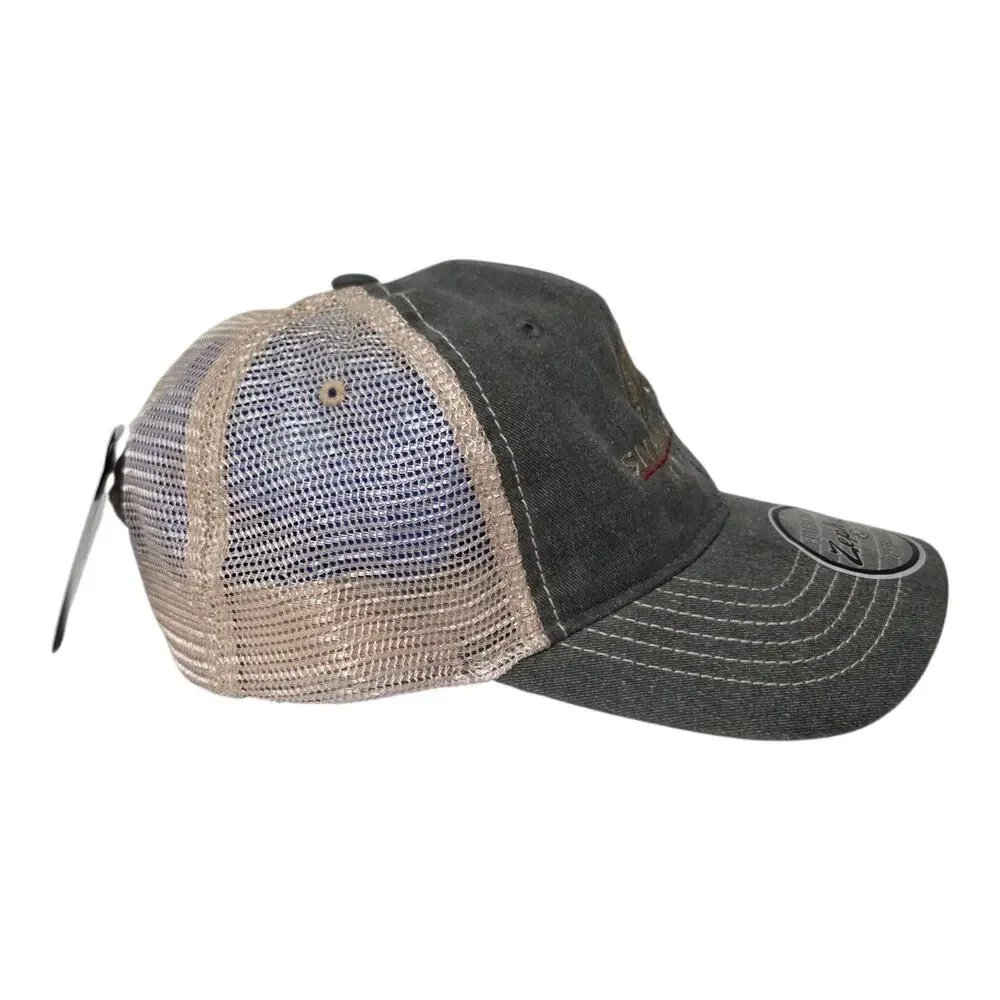 Snake River Angler Trucker Hat Jackson Hole Wyoming Zephyr Fishing Mesh Cap New